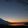 夕暮れの富士