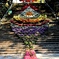 花鉢でモザイク画を