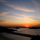 鷲羽山から見た夕日3