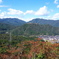 第2展望台から見た竹田城跡(立雲峡)