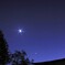 月と金星