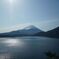 本栖湖の富士