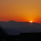 永明寺山の夕陽