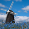 Windmill hill: Blue dyed