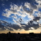 朝霞の空１