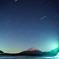 精進湖の冬夜