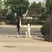セグウェイに乗る