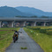 田舎道と高速道路