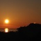 夕日