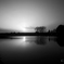 モノクロームの夕暮れ