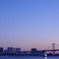 埠頭の夕暮れ
