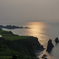 屏風岩夕景