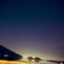 湖と星空