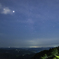 曇天の星空