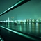 柵の中の工場夜景