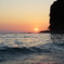 夕陽が沈むとき、そのころ海は