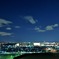 夜空を照らす街の灯り