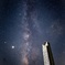 西天城高原夏の天の川