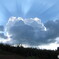 ツーリングの思い出画像　2012長野　リンゴ畑の空