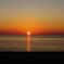 新潟の夏　海　夕陽
