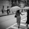 雨の街角
