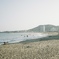 横渚海岸にて