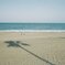 横渚海岸にて
