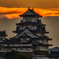 夜明けの白鷺城