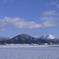 遠くに見える伊吹山