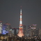 キャロットタワーから見た東京タワー
