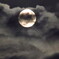 雲に隠れて