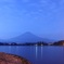 河口湖から富士山