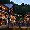 黄昏の銀山温泉