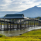 鶴の舞橋・紅葉はこれから