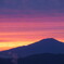夕映えの鳥海山
