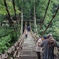 かずら橋の上で