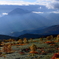 八幡平紅葉と岩手山