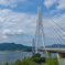 しまなみの空と海と橋