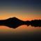筑波山の夜明け