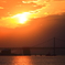 瀬戸内海の夕日