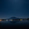 深夜の鏡富士