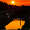 夕陽の運河..