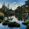 兼六園　朝