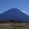 朝霧高原　国道沿いからの富士山