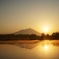 母子遊水池からの筑波山