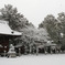 雪の日の神社
