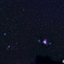 昇る三ツ星とM42