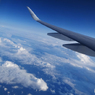 エアバス　A３５０の丸窓より見る雲！