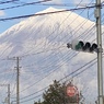 信号待ちで富士山6