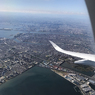 「群青」東京上空 ・ 離陸しました